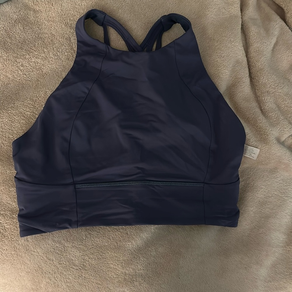 Lululemon long and high neck sports bra